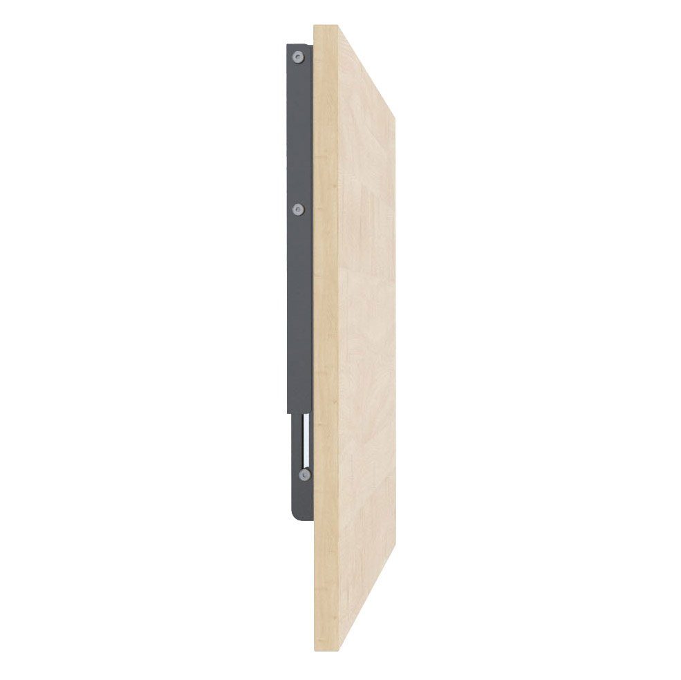 AKKE Klapptisch, Wandklapptisch Wandtisch 2mm Ahorn Schreibtisch Hängetisch PVC Küchentisch