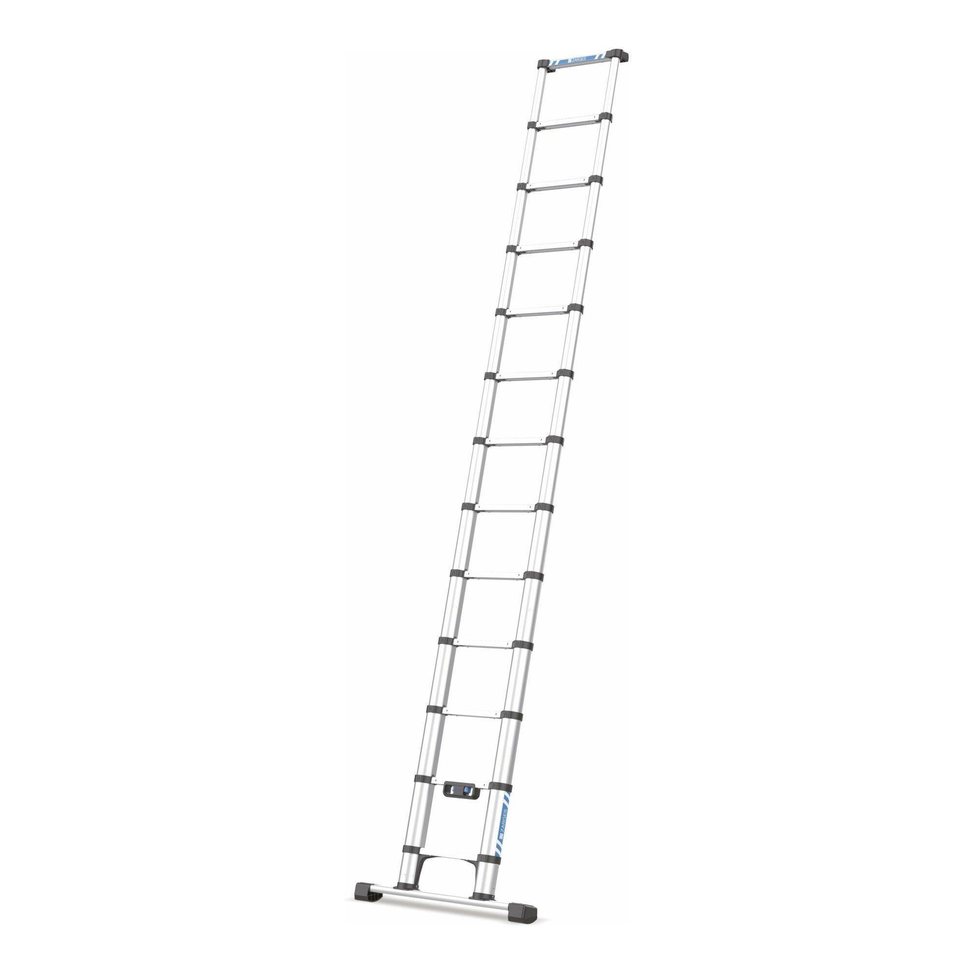 Zarges Teleskopleiter ZARGES Compactstep L - Teleskop-Sprossen-Anlegeleiter 13 Sprossen