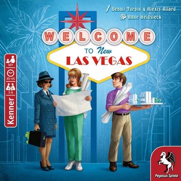 Pegasus Spiele Spiel, Familienspiel Welcome to new Las Vegas, Brettspiel, für 1-6 Spieler,..., Strategiespiel