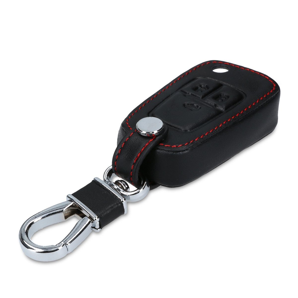 kwmobile Etui, Autoschlüssel Hülle für Opel Chevrolet - Kunstleder  Schutzhülle Schlüsselhülle Cover für Opel Chevrolet 3-Tasten Klapp  Autoschlüssel