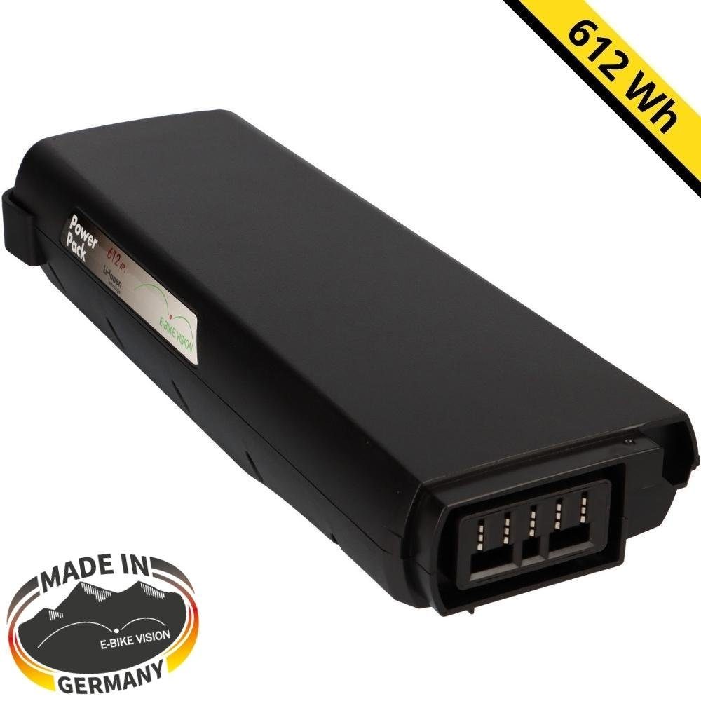 E-Bike Vision E-Bike Akku 36V 612Wh kompatibel Bosch Gepäckträger 288Wh 1270020507 E-Bike Akku