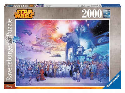 Ravensburger Puzzle Disney, Star Wars Universum, 2000 Puzzleteile, Made in Germany, FSC® - schützt Wald - weltweit