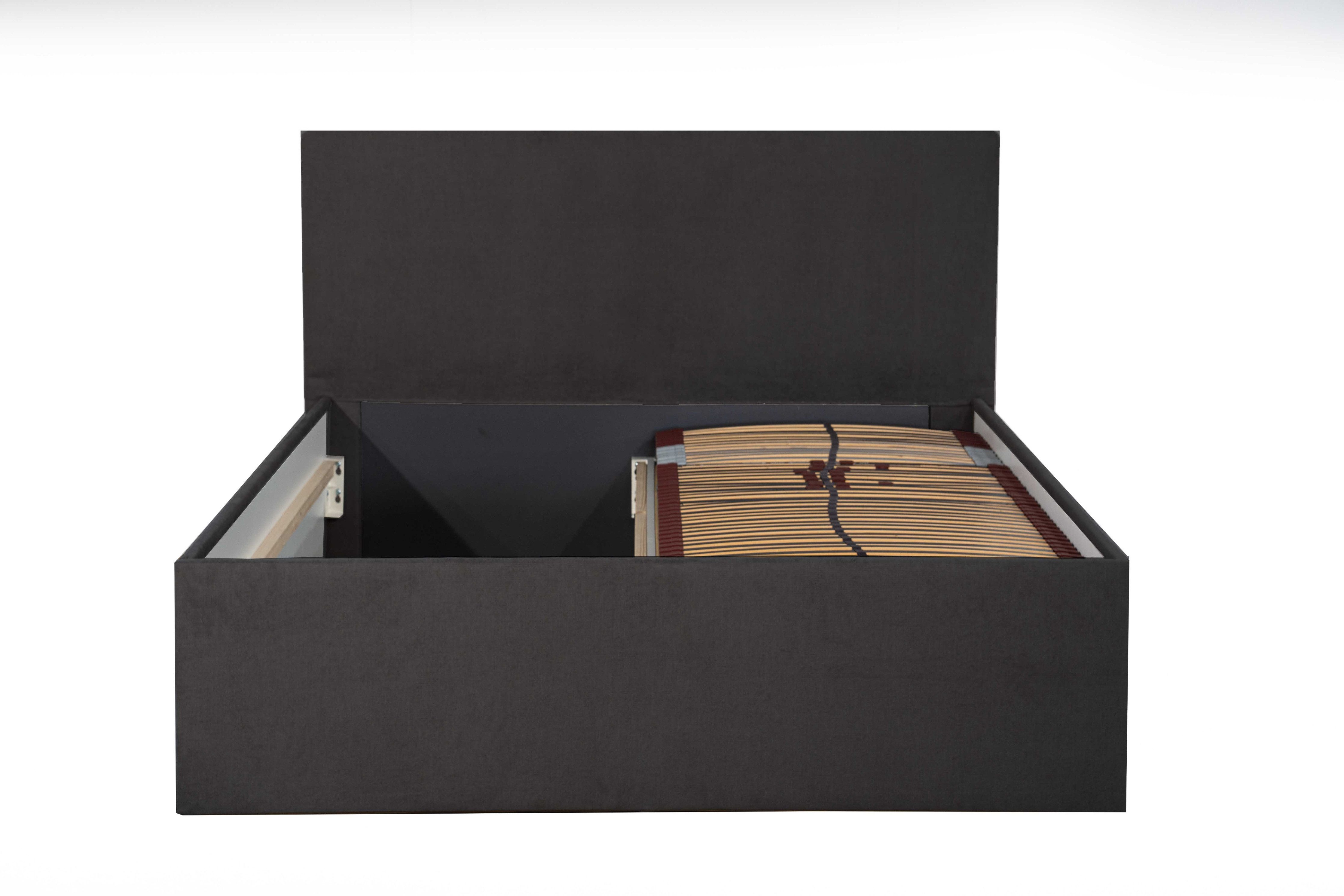 Halmon Schlafkomfort Betten Polsterbett Gent (Mit Stauraum unter der Liegef günstig online kaufen