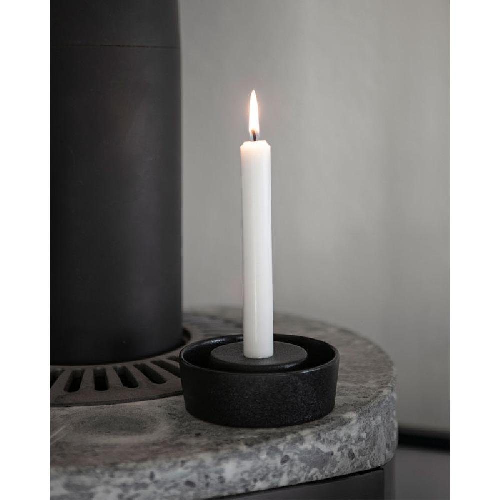 Storefactory Kerzenhalter Kerzenleuchter Valltorp Schwarz (12cm) günstig online kaufen
