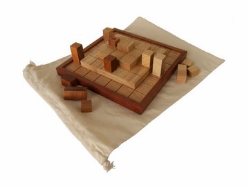 ROMBOL Denkspiele Spiel, Brettspiel INDUKTO - Gesellschaftsspiel für 2 Personen aus Holz, exklusiv nur bei uns