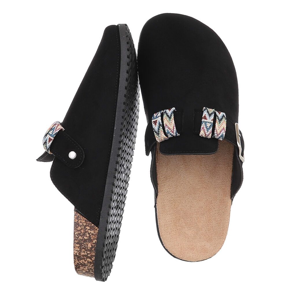 Ital-Design Damen Mules Freizeit Pantolette (88828359) Flach Pantoletten in günstig online kaufen