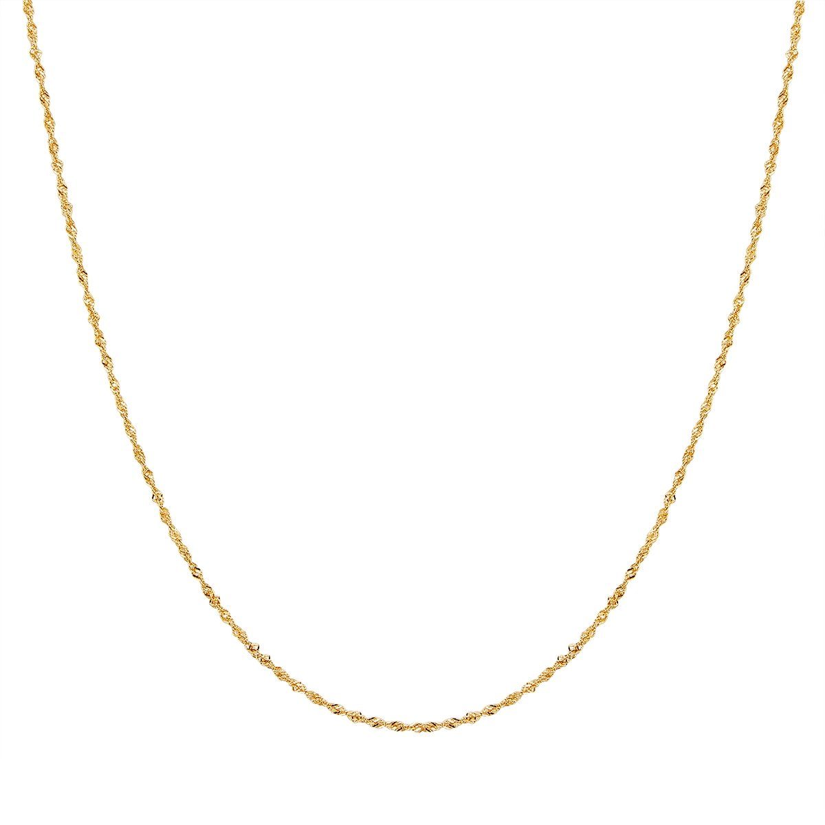 Glanzstücke München Silberkette gelbgold, aus Sterling günstig online kaufen