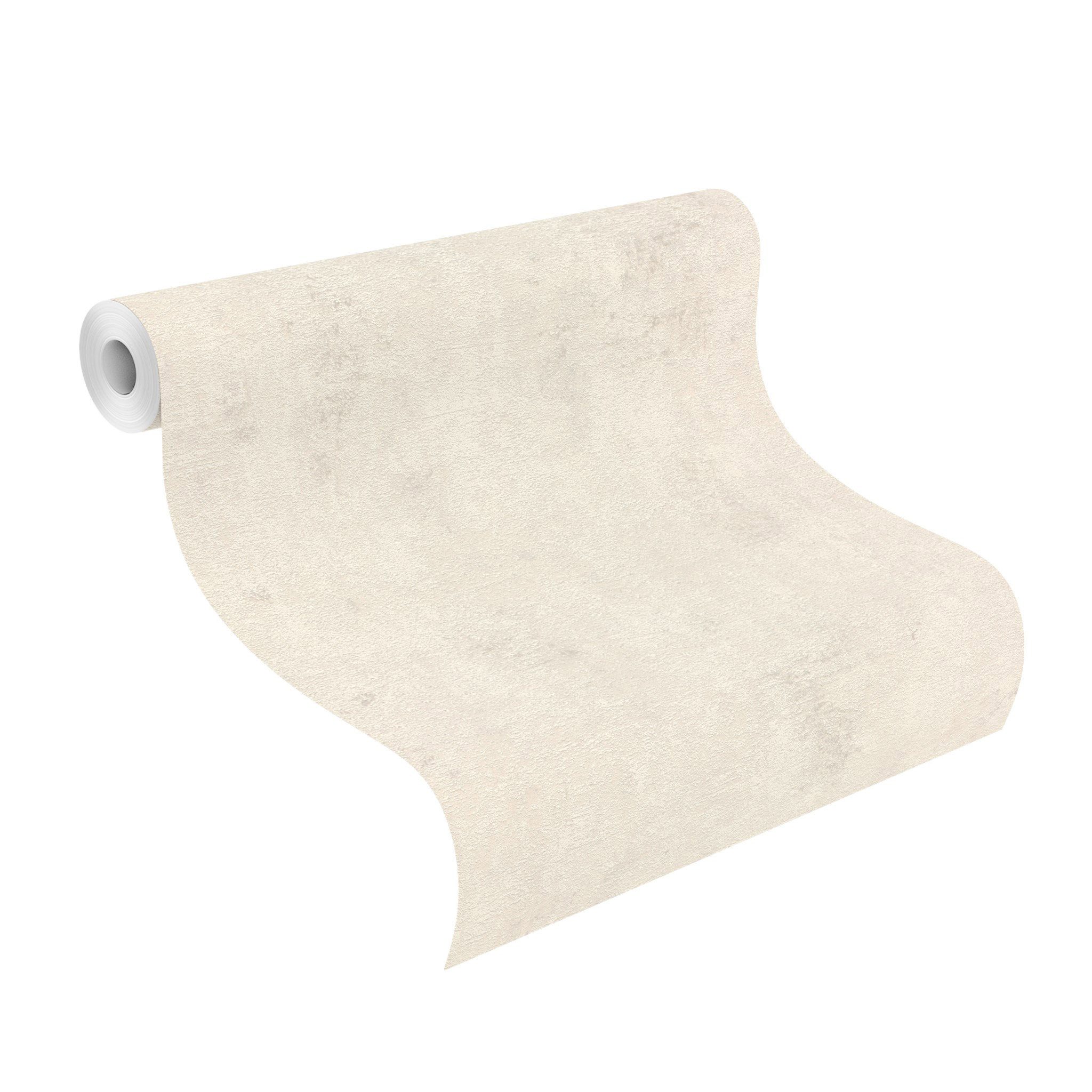 Rasch Vliestapete Betonoptik in Beige - my moments, strukturiert, unifarben mit Farbeinsatz, urban, Ton-in-Ton, (1 Rolle, 1 St), Industrial, Beton