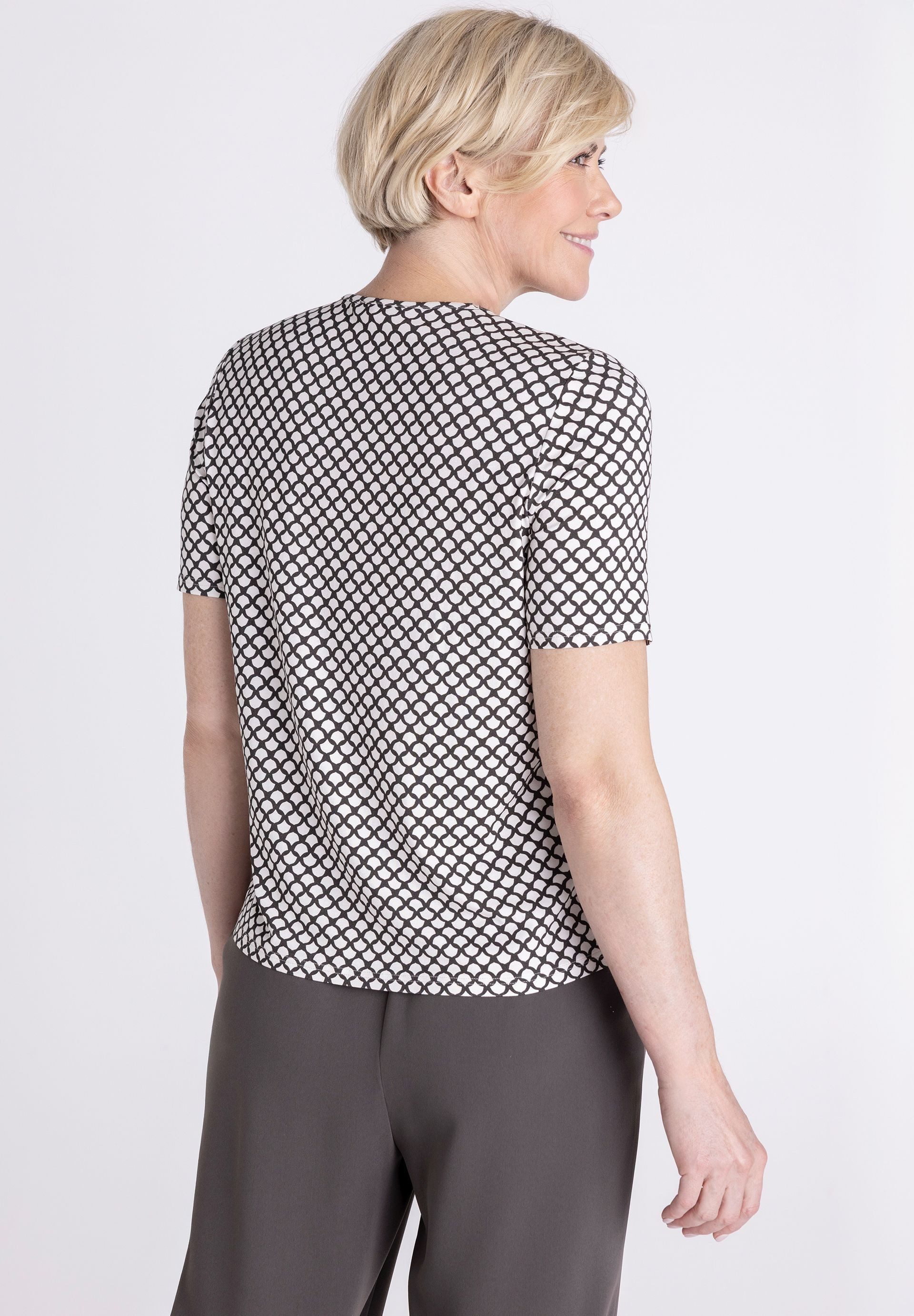 FRANK WALDER Blusenshirt mit Knopfleiste