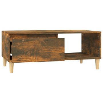 vidaXL Couchtisch Couchtisch Räuchereiche 90x50x36,5 cm Holzwerkstoff (1-St)