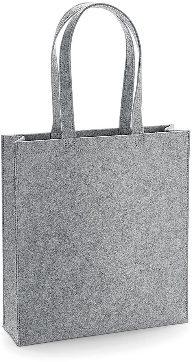 BagBase Umhängetasche Felt Tote Bag 37 x 41 x 11,5 cm