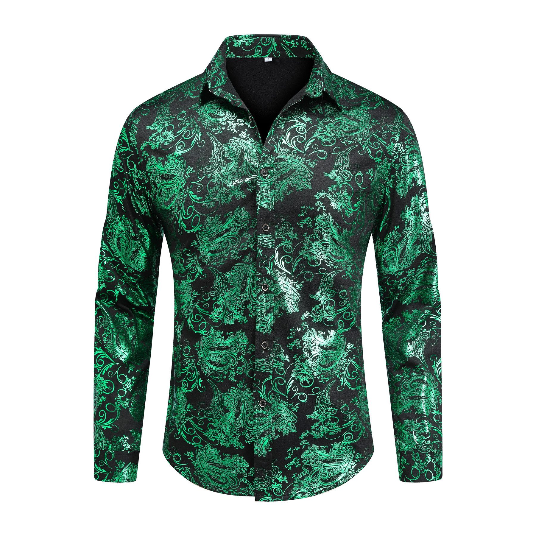 Allthemen Langarmhemd Herren Jacquard Freizeithemd für günstig online kaufen
