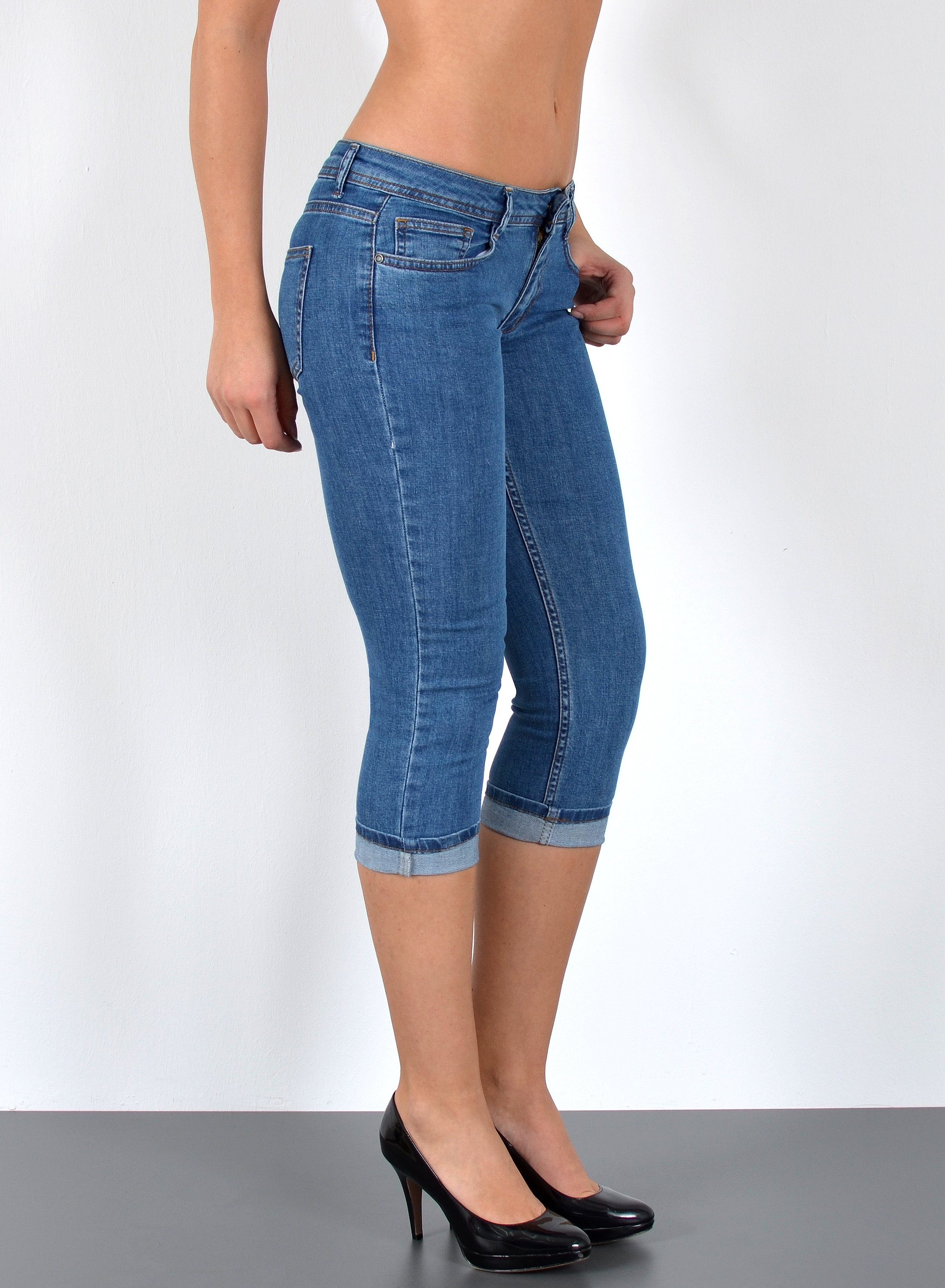 Fashion Jeans 3/4 Length Jeans Vero Moda 3\/4 Length Jeans blue casual look 