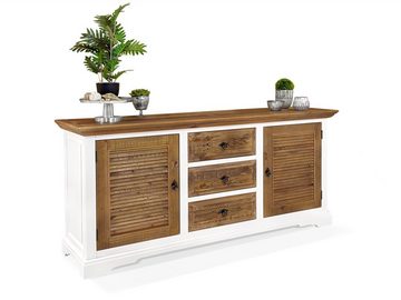 Moebel-Eins Kommode, NOTTINGHAM Sideboard, recyceltes Altholz, teilmassiv