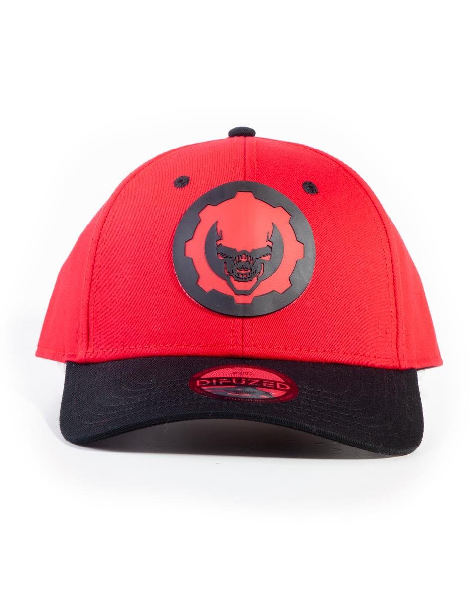 Bioworld Baseball Of Omen Hydro Gears Adjustable COOL Cap Cap Red Snapback NEU War 