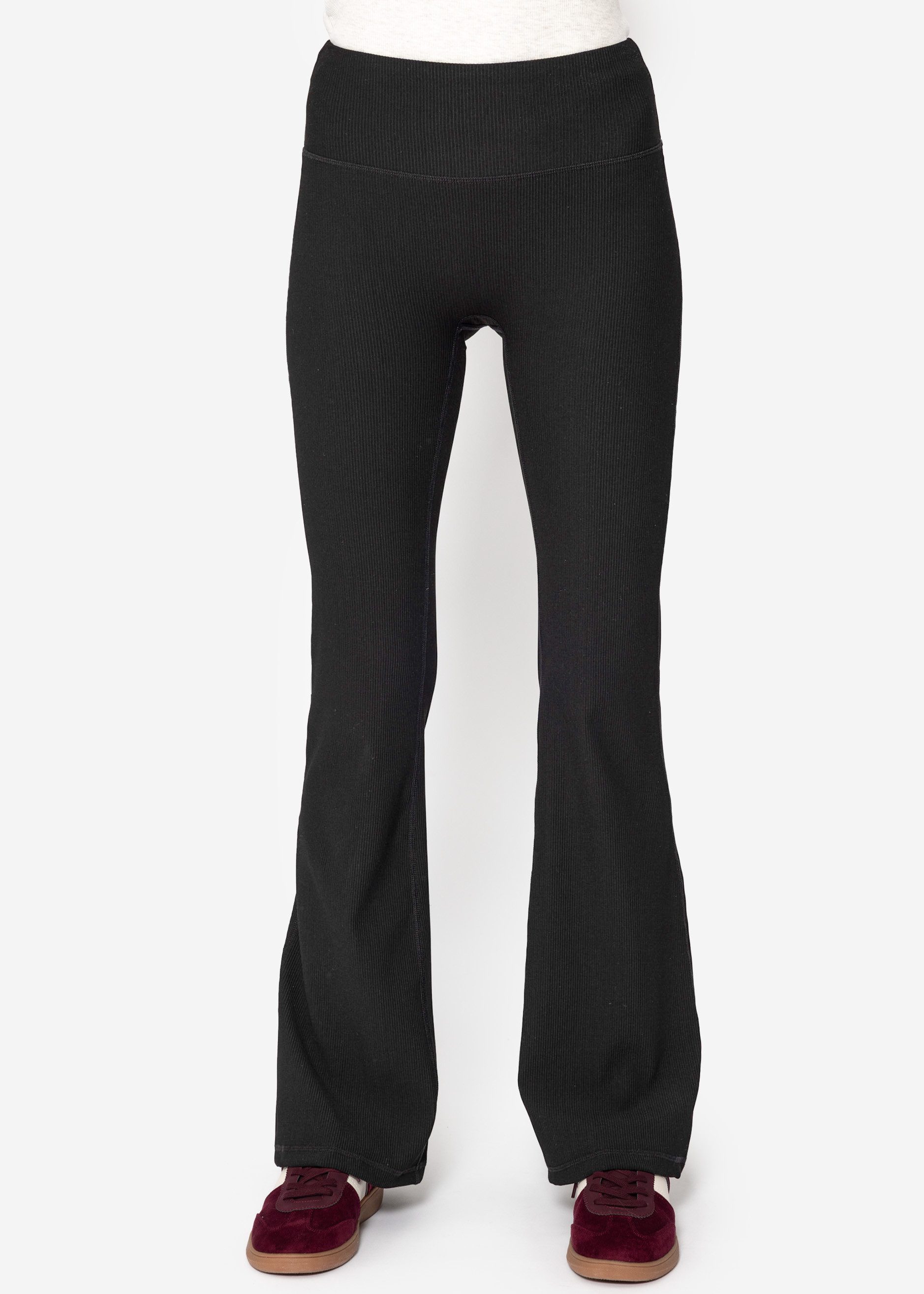SASSYCLASSY Leggings Gerippte Sportleggings aus atmungsaktiven günstig online kaufen