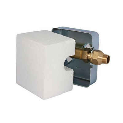 Schlösser Warmwasserzähler Wasserzähler Unterputz-Einbaukasten UPK, 3/4" AG, 22mm Lötanschluss