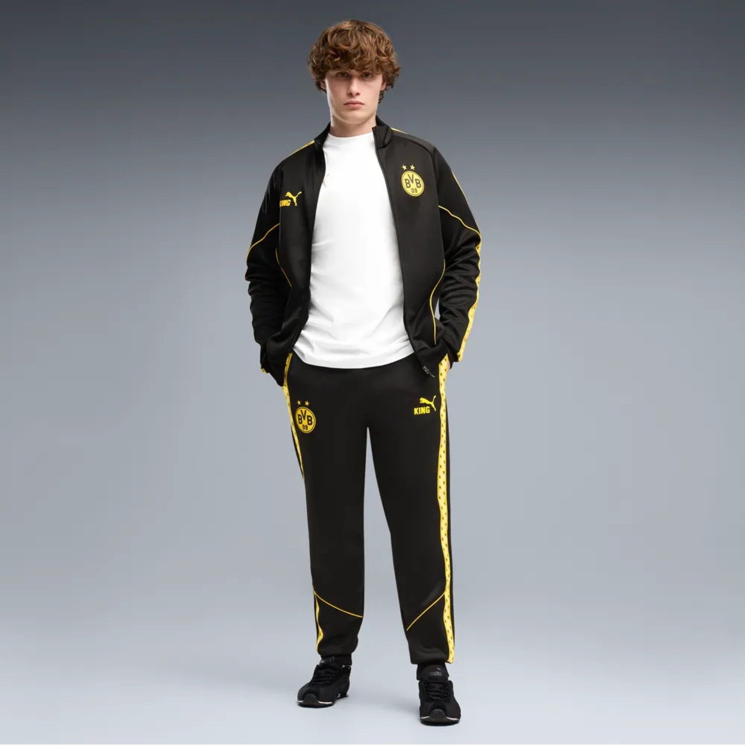 PUMA Jogginghose BVB Borussia Dortmund King Anthem Trainingshose 2026/27 Herren (0-tlg)