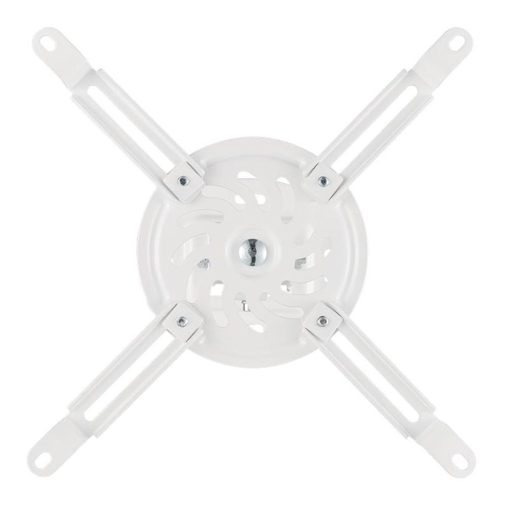 LogiLink Beamer-Deckenhalterung BP0057, (bis 12,50 Zoll, 1x Projektorhalterung, 1-tlg., bis zu 13,5 kg, Projector Mount Armlänge 150 mm Aluminium weiß neigbar drehbar)