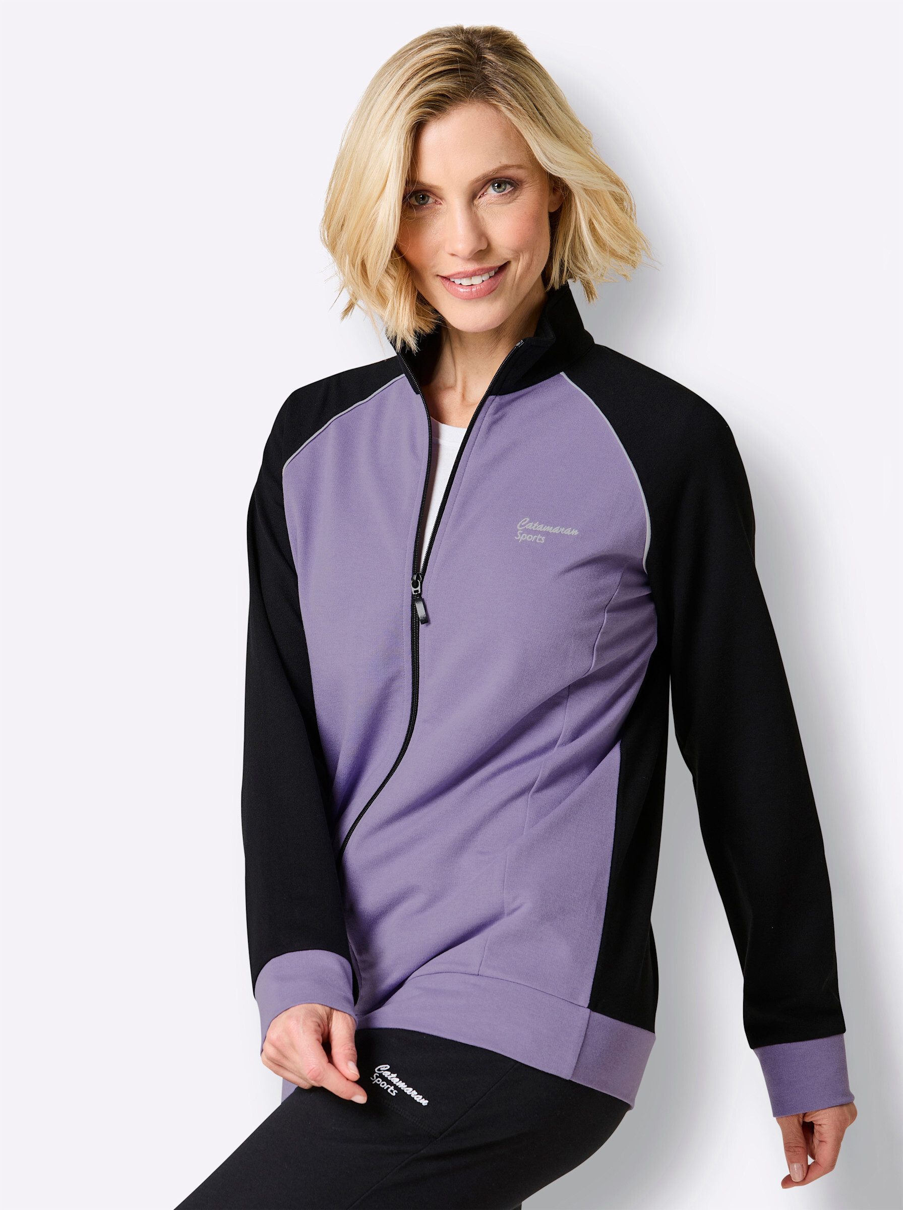 Trainingsshirt Freizeitjacke Langarm
