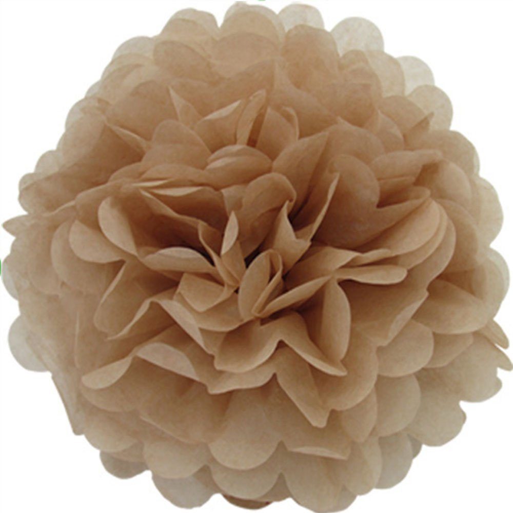 Creativery Pompon, 10 Papier Pompons 35cm SET