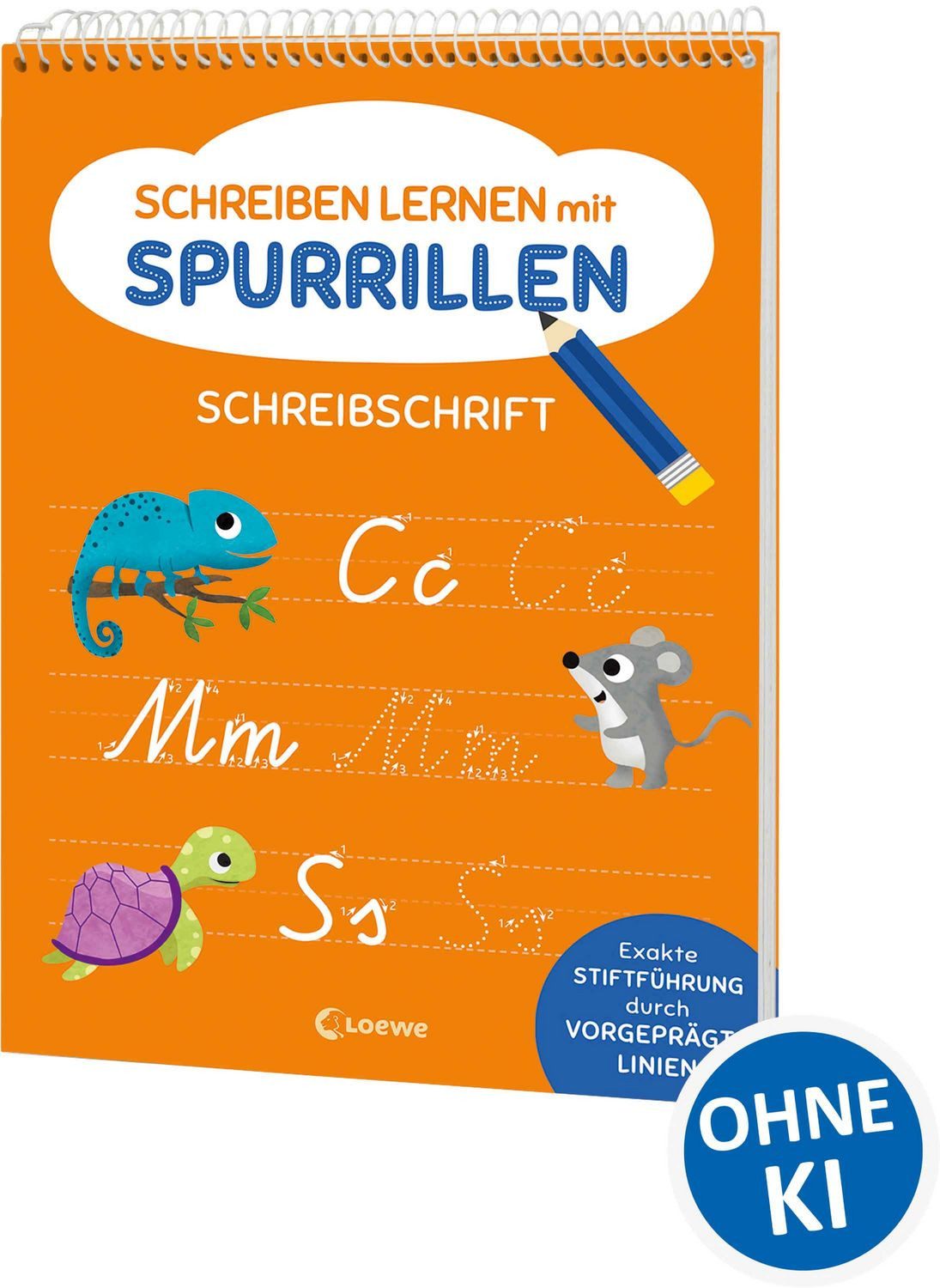Schreiben lernen mit Spurrillen - Schreibschrift / diverse