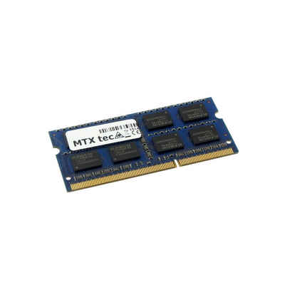 MTXtec 4GB SODIMM DDR3 PC3-12800, 1600MHz, 204 Pin, 1.35V RAM Laptop-Arbeitsspeicher