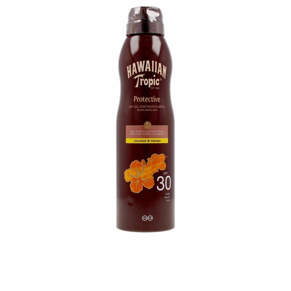Hawaiian Tropic Sonnenschutzcreme Coconut y Mango Aceite Spf30 180ml Spray