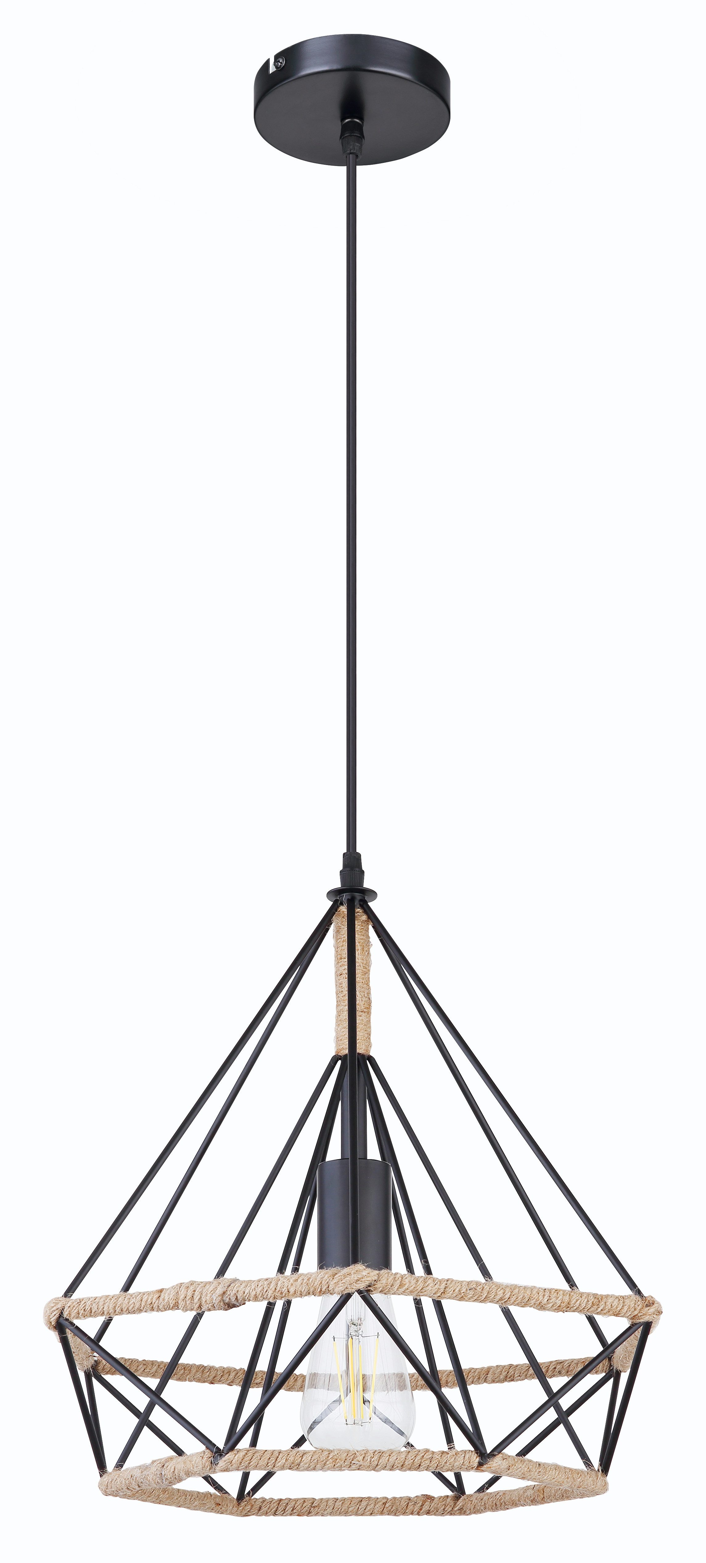 GLOBO LIGHTING Hängeleuchte ULLEU, ohne Leuchtmittel, Hängelampe/Pendelleuchte/Esszimmer/Wohnzimmer/Esstisch