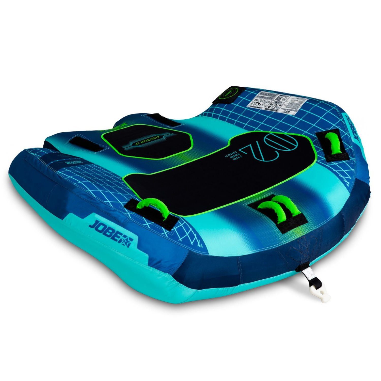 Jobe Wellenreiter Jobe AIRSTREAM 2 Personen Towable Wassersport Tube Funtube aufblasbar