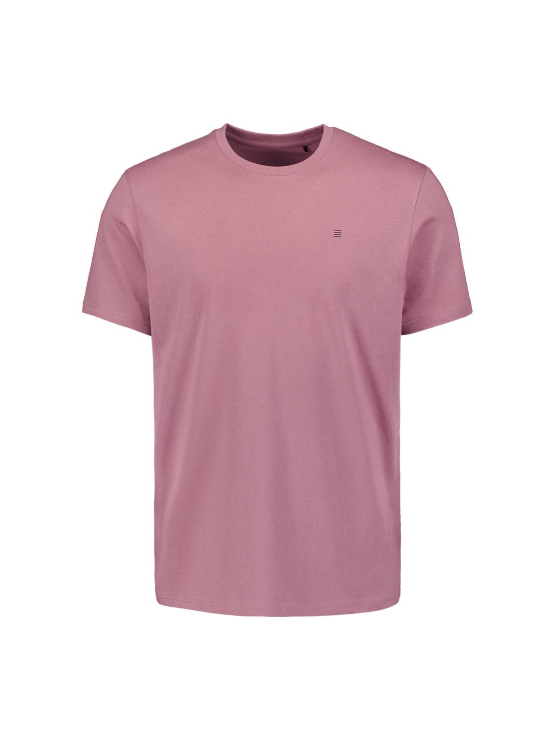 NO EXCESS T-Shirt T-Shirt Crewneck Solid Basic, Mauve