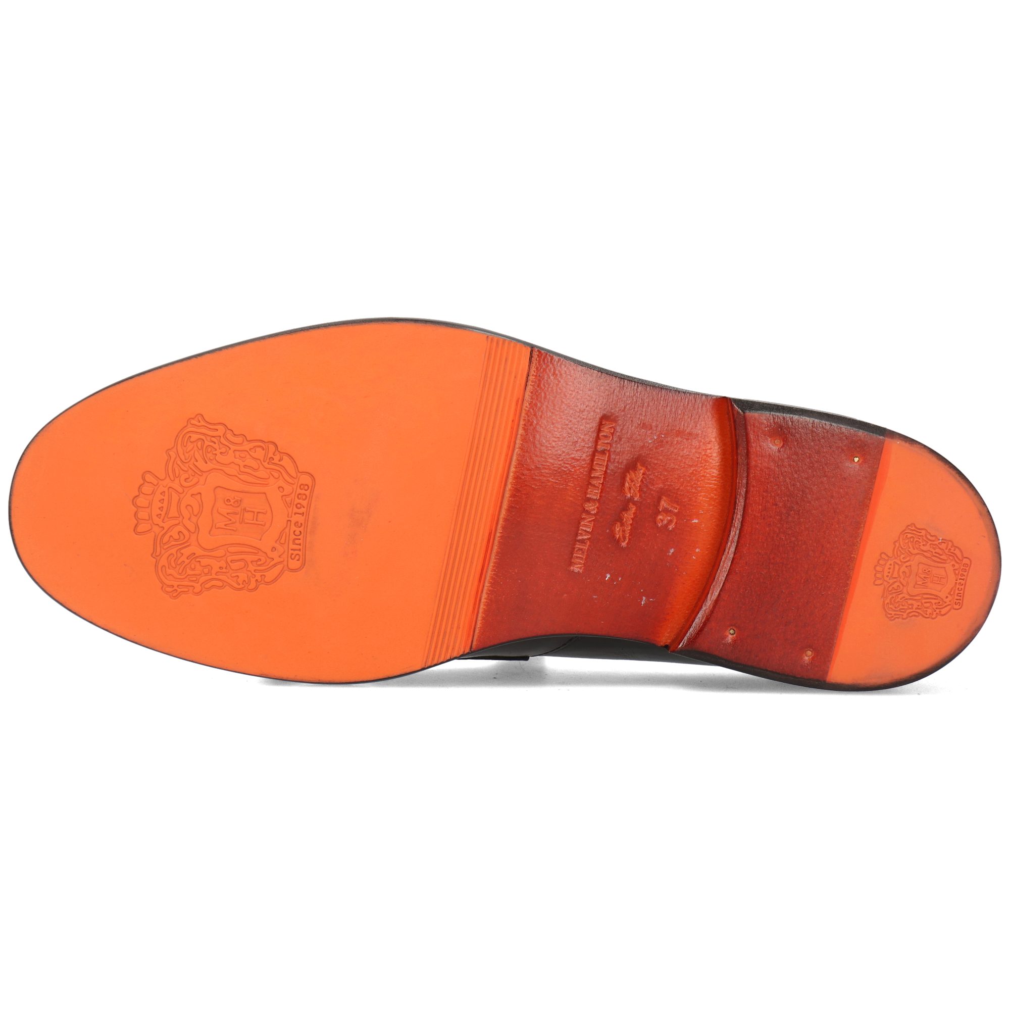 Melvin & Hamilton Gianna 11 Leder-Loafers für Damen Loafer Flache Absätze, Echtes Leder, Vegetabile Gerbung