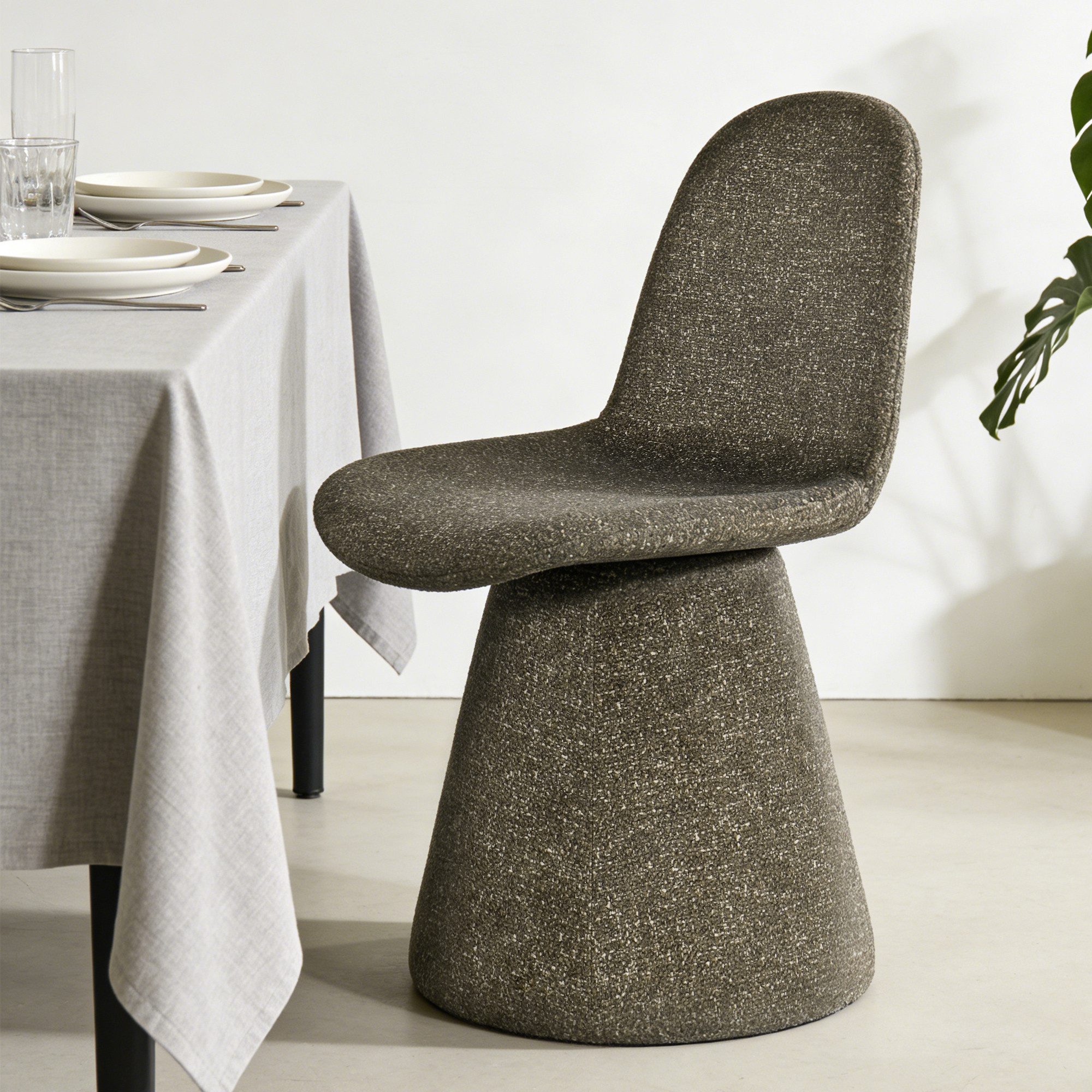 Duhome Esszimmerstuhl (7279B1), 360-Grad-Drehstuhl, Bouclé Stoff, Moderner günstig online kaufen
