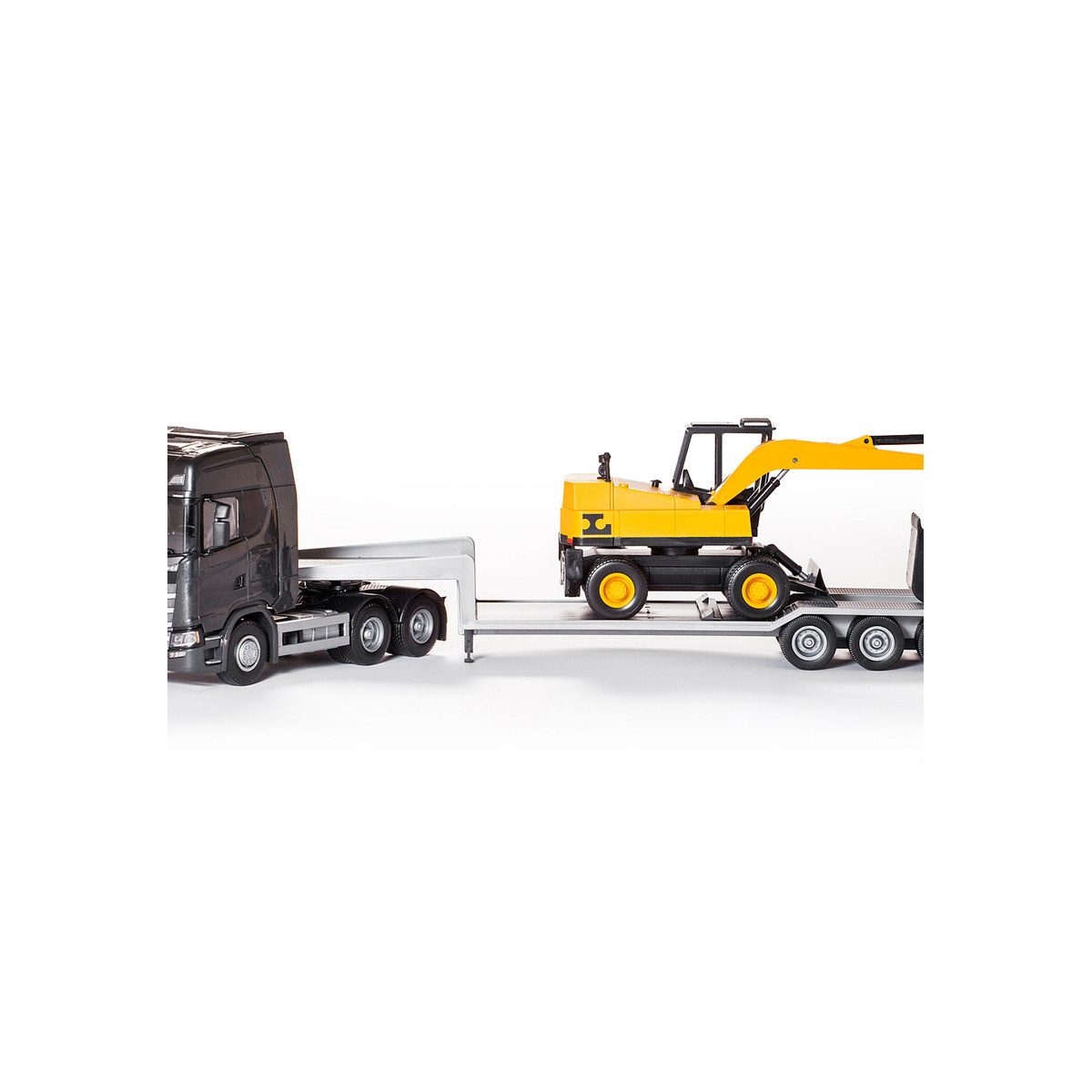 EMEK Игрушки-Auto Tieflader mit Hebekran Unisex Kinder, (1-tlg)