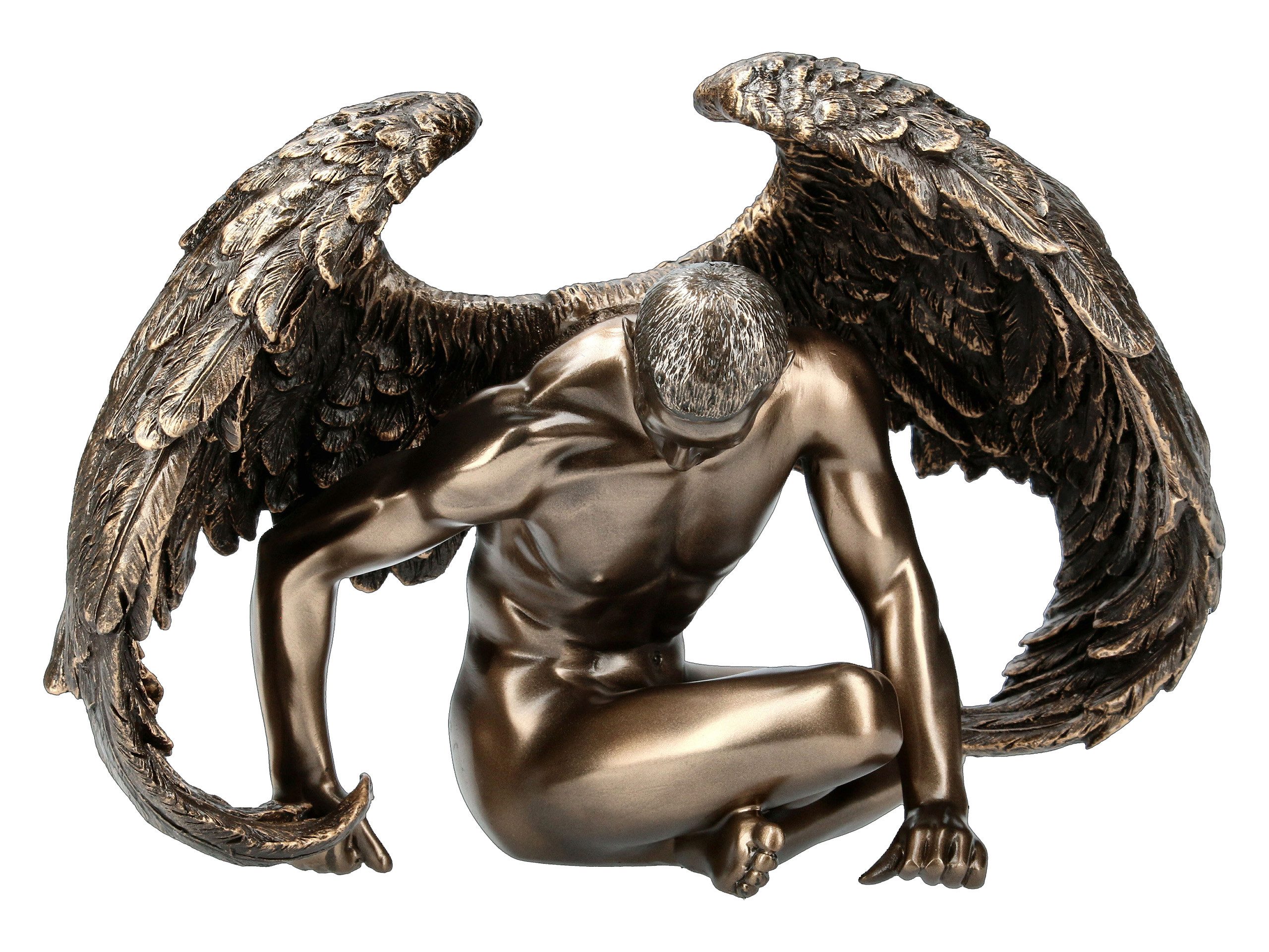 Figuren Shop GmbH Dekofigur Männlicher Engel - Akt Figur - Angels Rest - Deko Figur