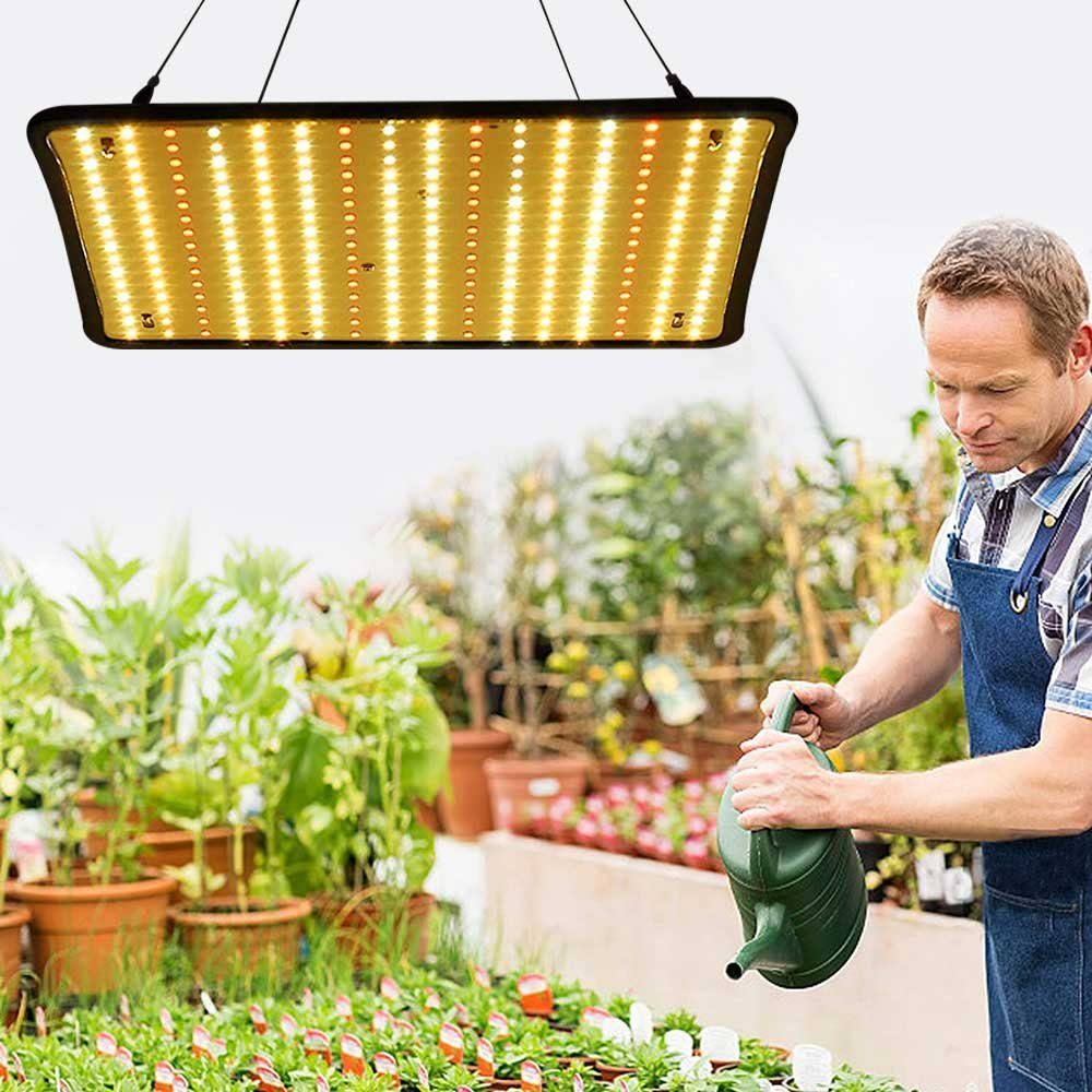 wachsen Gewächshaus LED Volles Rosnek Indoor-Gemüse Pflanzenlampe 256LEDs, Spektrum, Pflanze Blumen, Lichter