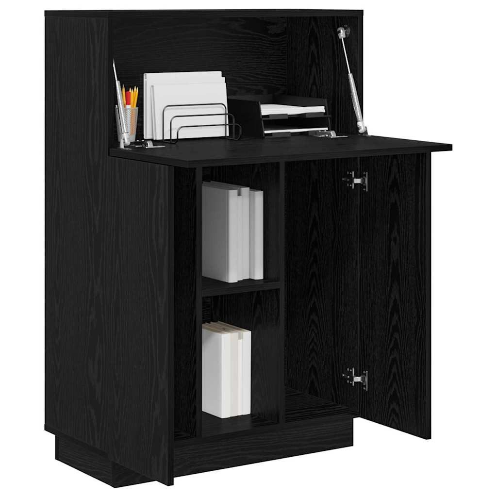 vidaXL Schreibtisch Schreibtisch mit Regal Schwarze günstig online kaufen