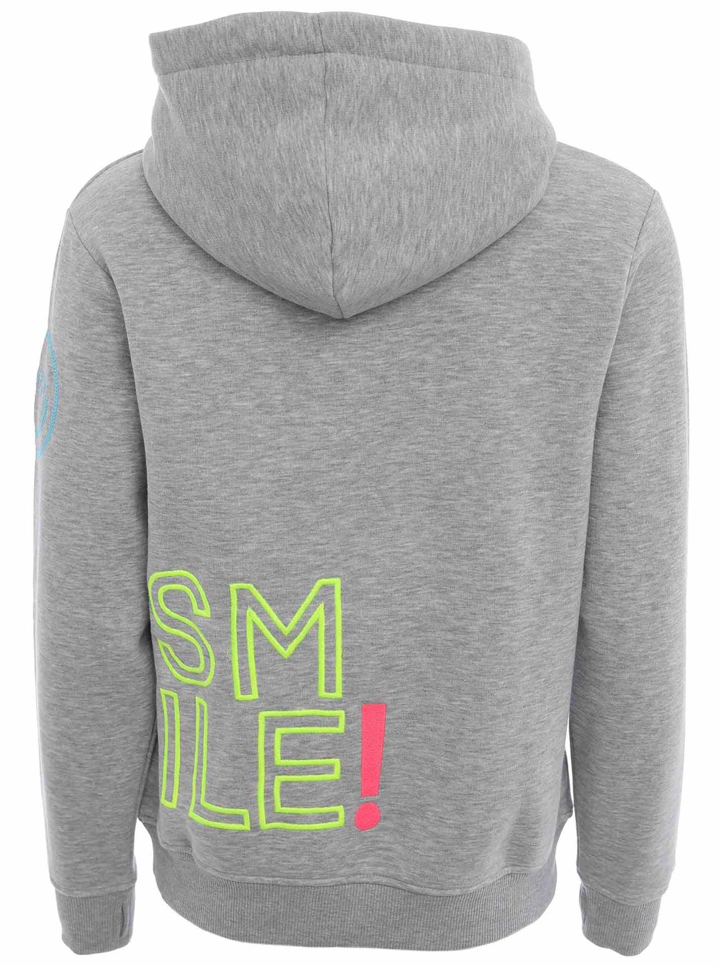 Zwillingsherz Hoodie "Alissa 2.0" mit SMILE Stickerei vorne und hinten