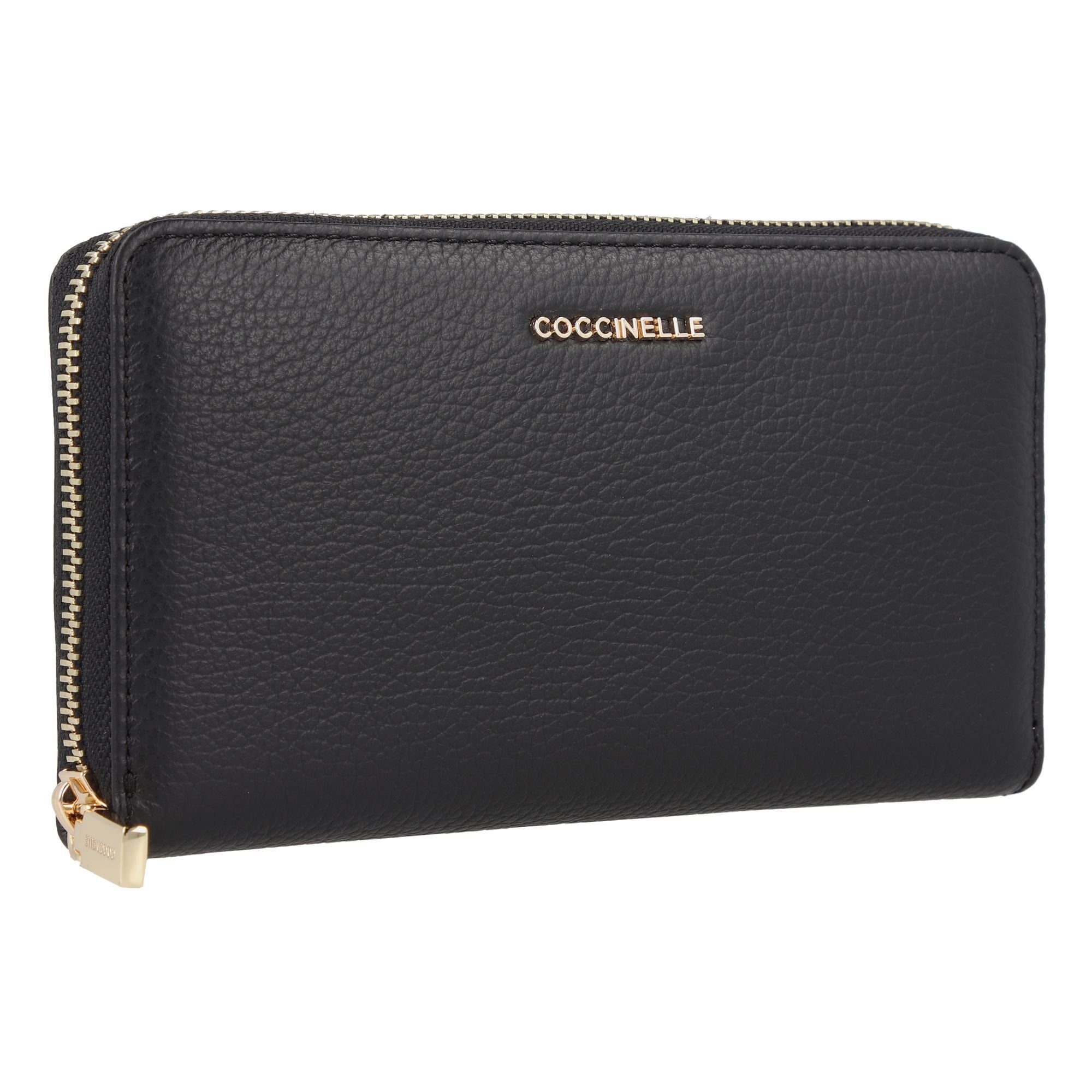 COCCINELLE Geldbörse Metallic Soft, Leder günstig online kaufen