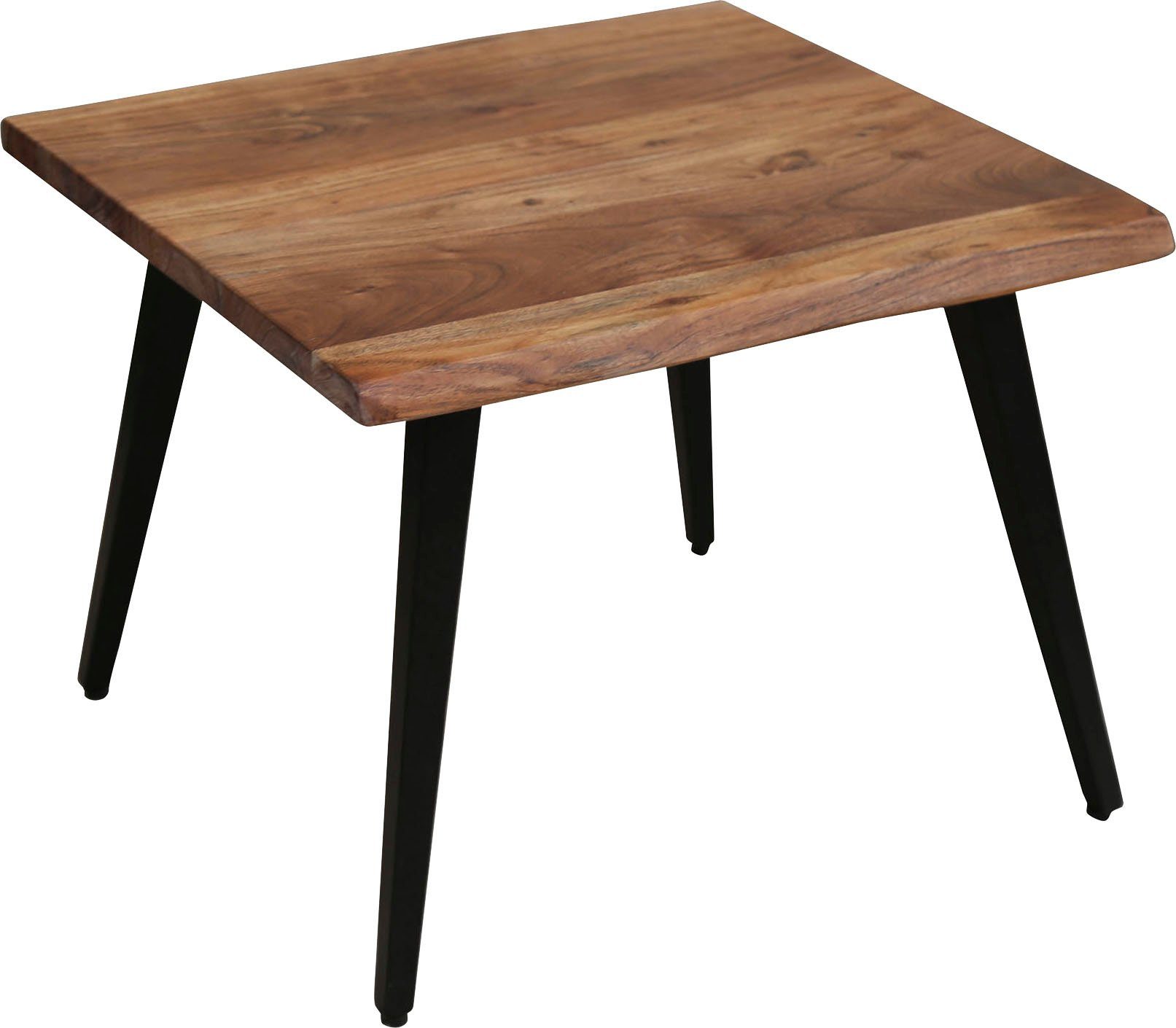 byLIVING Couchtisch Caddy, Tischplatte mit Baumkante, Breite 110 oder 60 cm | Couchtische
