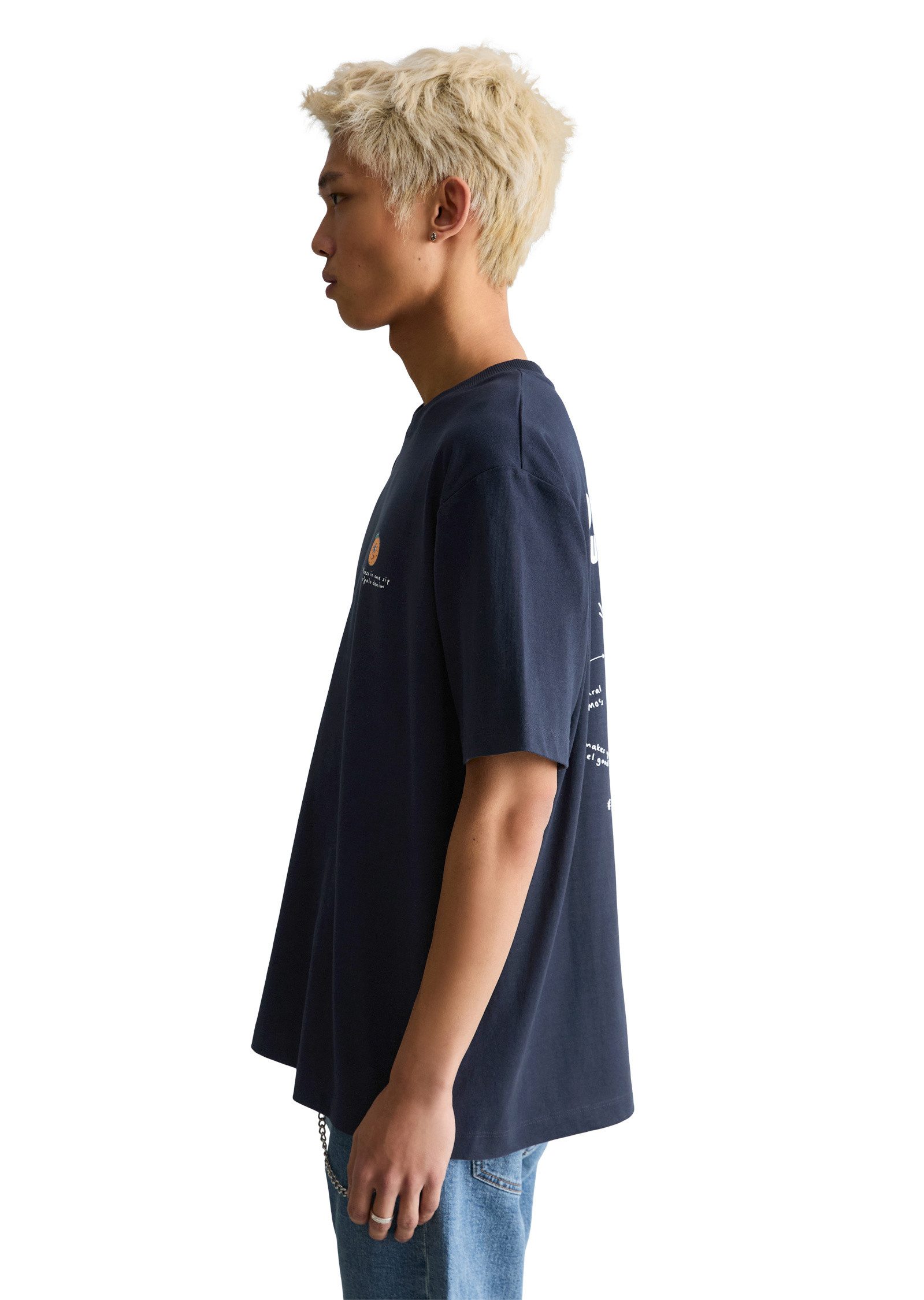 Marc O'Polo DENIM T-Shirt mit Rückenprint