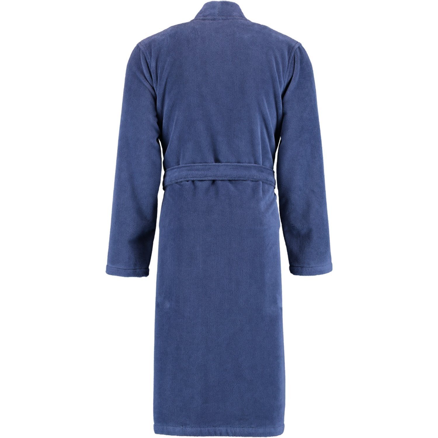 Cawö Herrenbademantel Herren Bademantel, Baumwollmischung, Kimono-Kragen, Gürtel, Velours Qualität