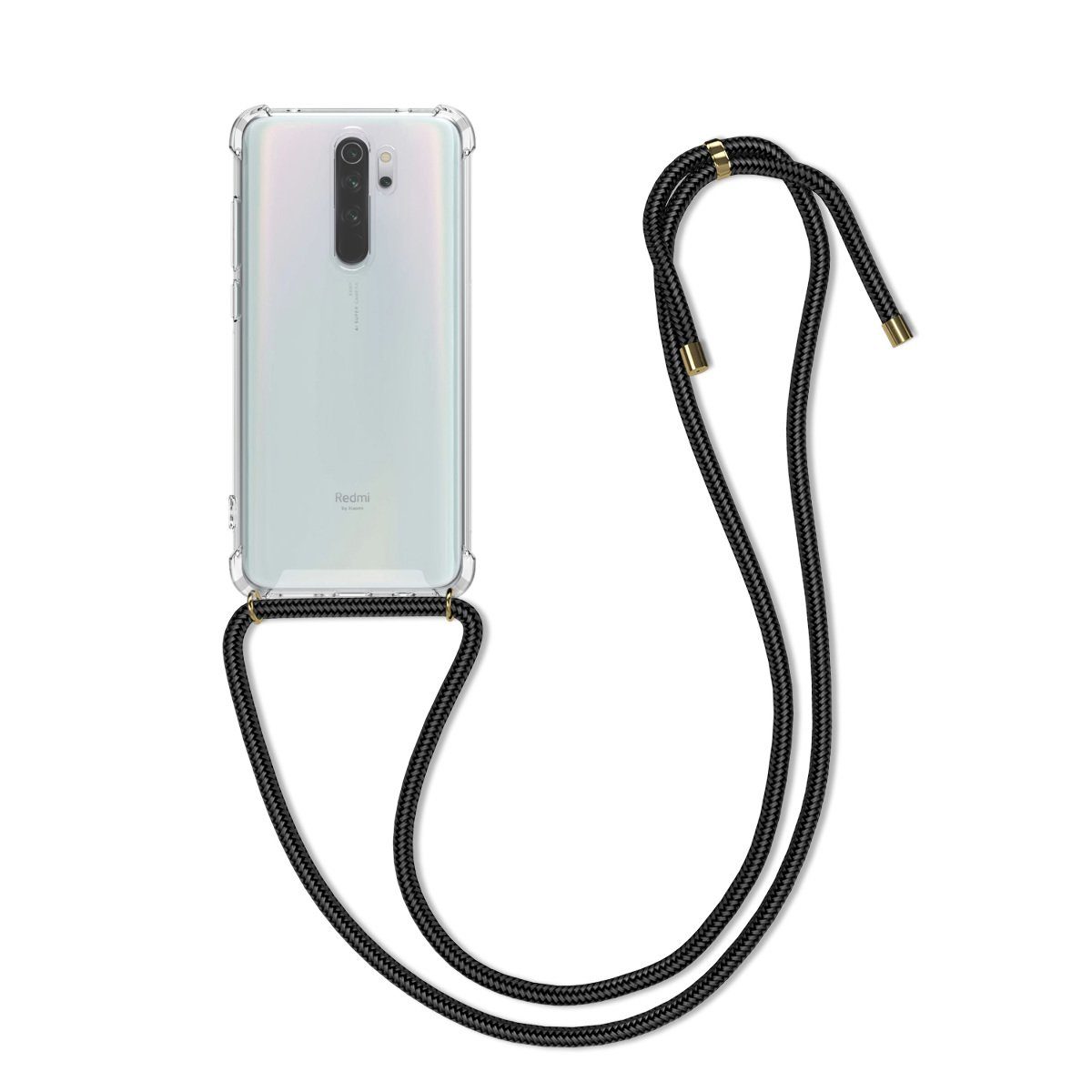 kwmobile Handyhülle Necklace Case für Xiaomi Redmi Note 8 Pro, Hülle  Silikon mit Handykette - Band Handyhülle