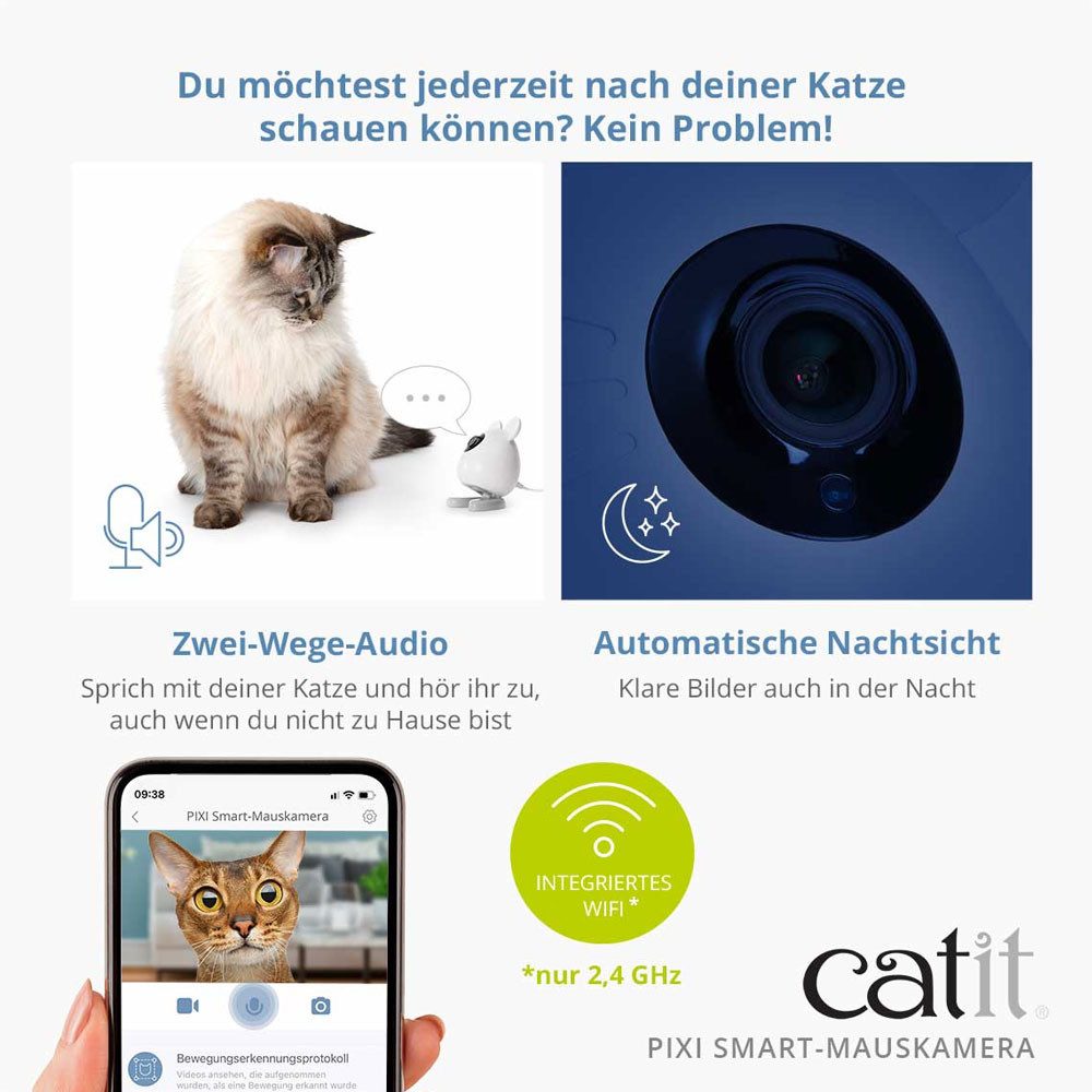 Catit Tierkuscheltier Catit PIXI Smart-Mauskamera