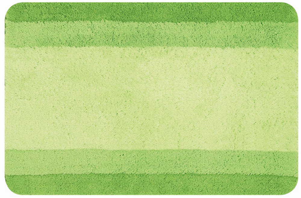 spirella Badematte spirella Badematte, kuscheliger Hochflor, Rutschfester Badvorleger, Höhe 30 mm, Badteppich Hochflor 20-30 mm, Für Fußbodenheizung geeignet, 90% Polyester, rechteckig