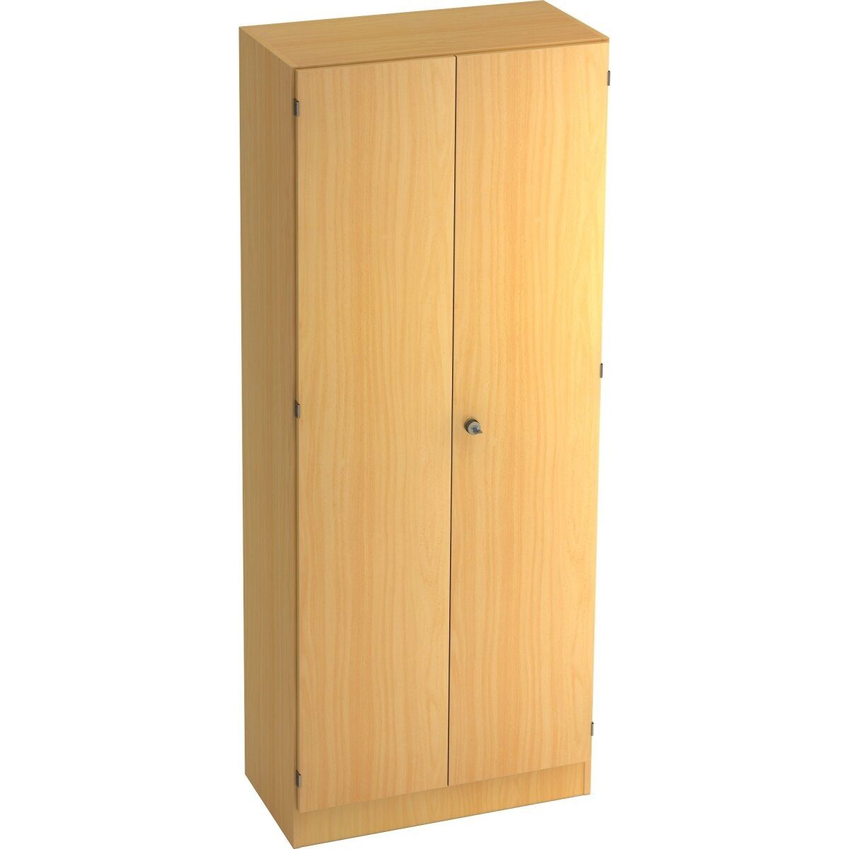 HAMMERBACHER Garderobenschrank Garderobeschrank Solid 5OH BxTxH 80x42x200,4cm Griff SG Buche/Buche