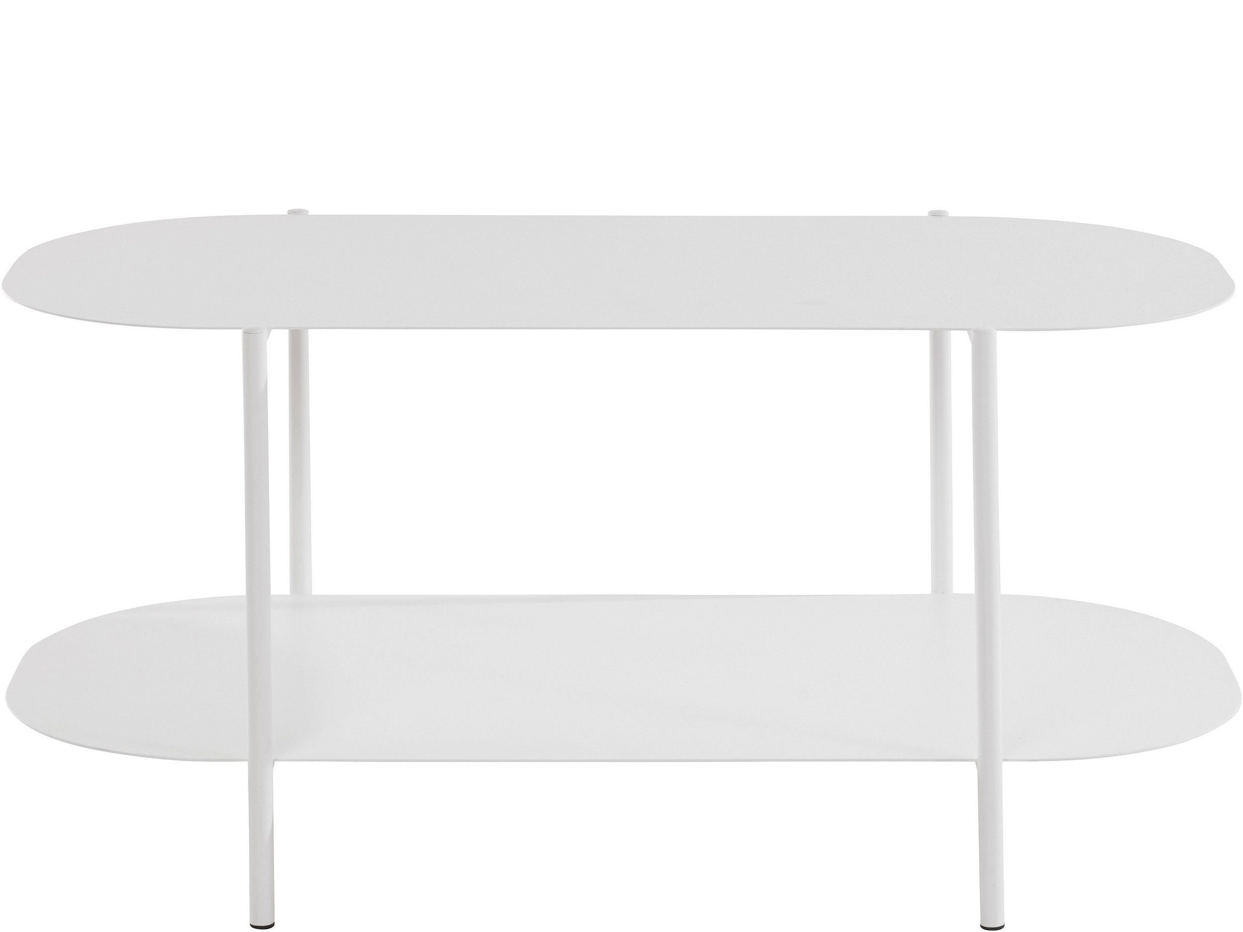 loft24 Couchtisch Joey, Wohnzimmertisch aus Metall, oval, Breite 100 cm