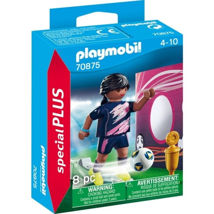 Playmobil® Spielfigur Playmobil 70875 Special Plus Fussballerin Torwand