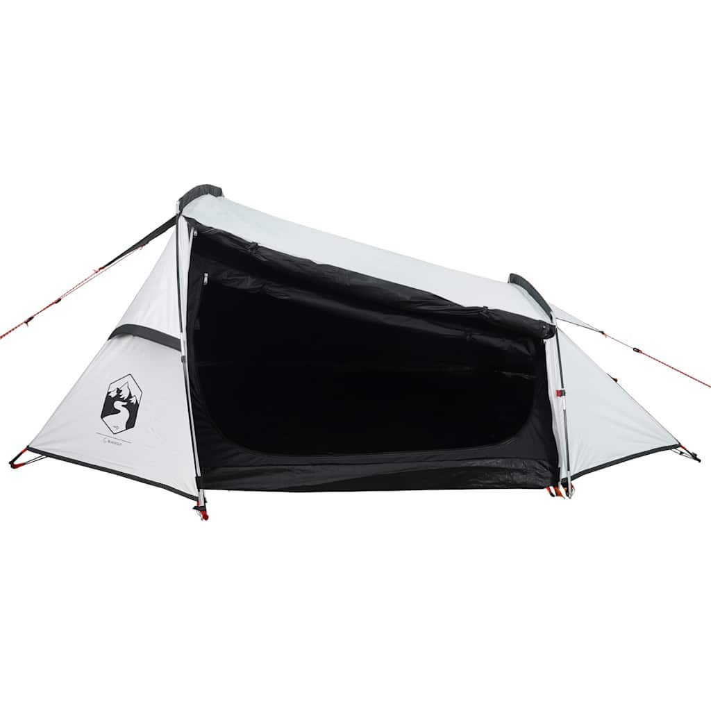 furnicato Faltzelt Tunnel-Campingzelt 243x165x96 cm Weiß, (1 tlg), Wetterfestes Campingzelt mit Verdunkelungsstoff und Insektenschutz