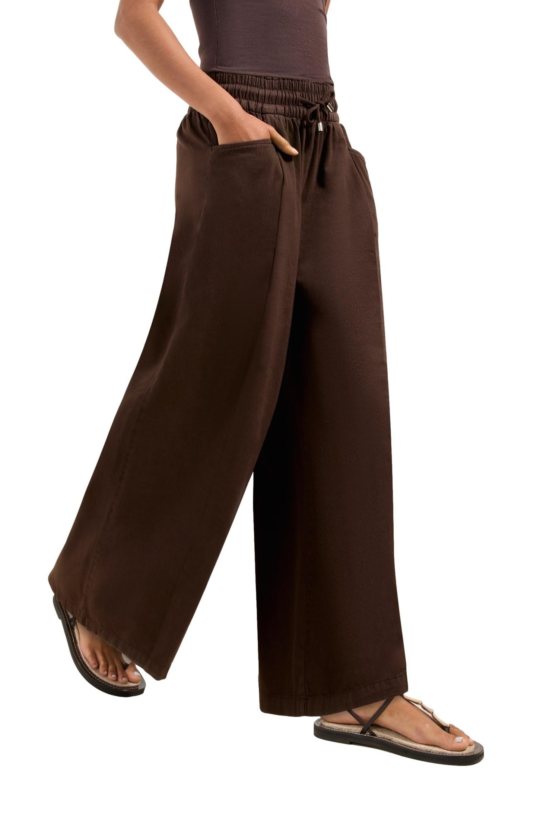 Dehnbund-Hose Friends Like These Hose mit weitem Bein, Regular